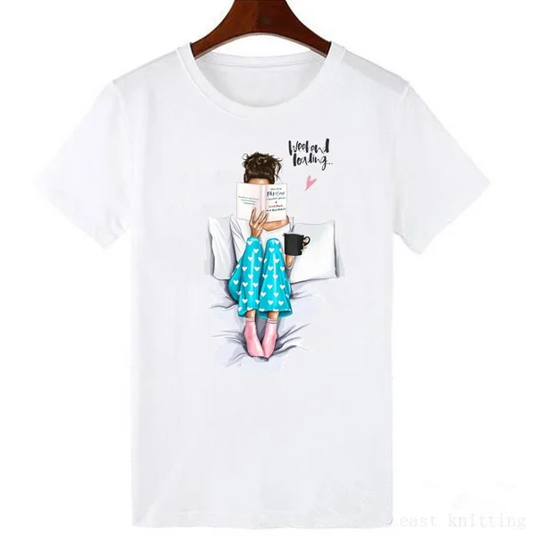 

Ladies Casual Graphic Tops T-shirt Quality Graphic T-shirt Tees S-2XL
