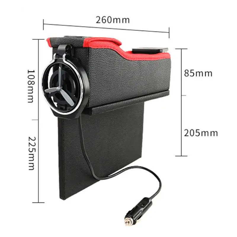 Органайзер для автомобильного сиденья цифровой дисплей USB зарядное устройство