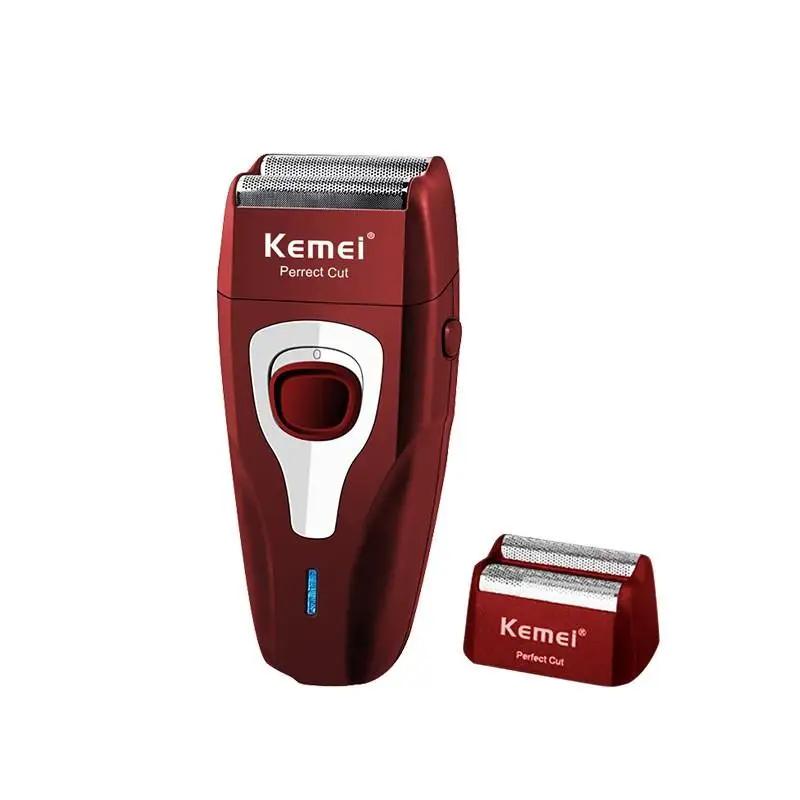 

Kemei Rechargeable Electric Shaver Hair Beard Electric Razor Bald Head Shaving Machine for Mini Men's Electric Face Shaver Razor