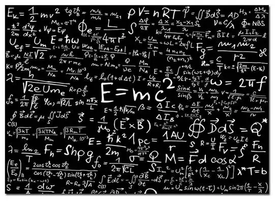 E MC2 формула массы письмо художественный фильм печать Шелковый плакат домашний