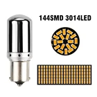 1 шт. 1156 Py21w светодиодный ные лампы 3014 144smd CanBus S25 BA15S P21W Led BAY15D BAU15S T20 светодиодный 7440 W21W W215W указатели поворота