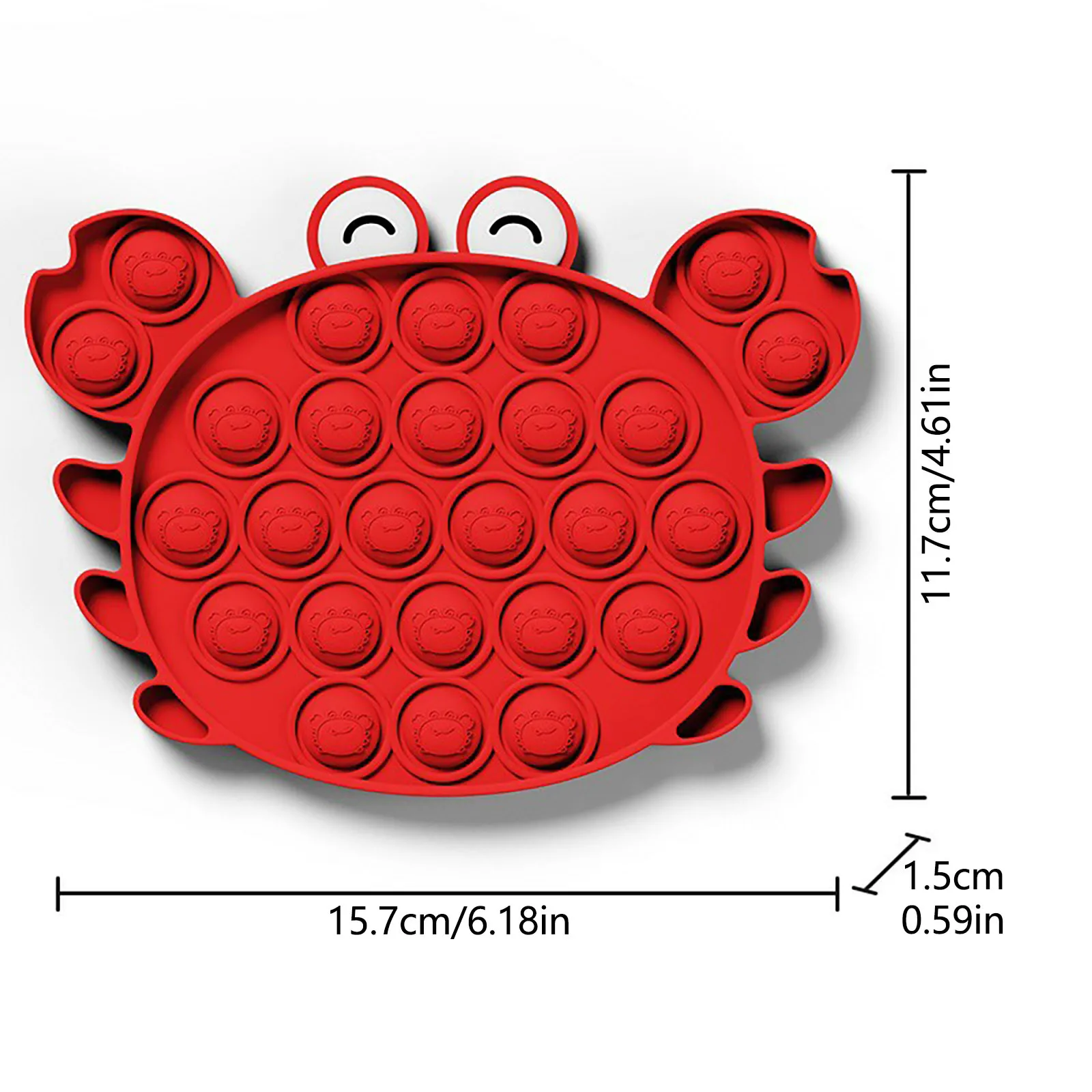 

3pcs Love ping Toys Push Bubble Sensory Toy Autism Special Needs Stress Reliever it Game Dimpl Stress