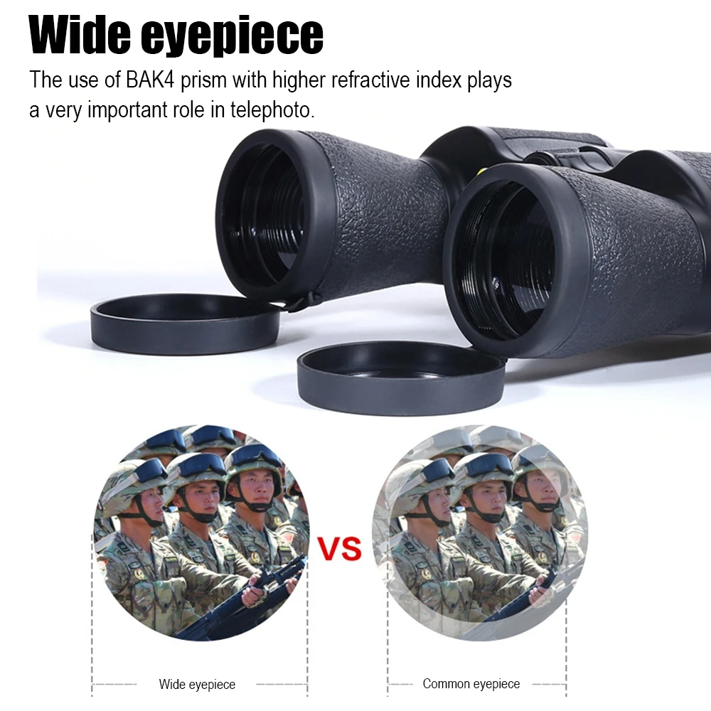 

Binoculars High-Definition Powerful 20*50 BAK4 20X Binoculars Outdoor Equipment For Camping Hunting High Times Telescope