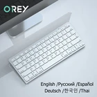Bluetooth беспроводная клавиатура русская тайская Корейская немецкая испанская Арабская французская игровая клавиатура для ноутбука ПК геймер Планшет iPad