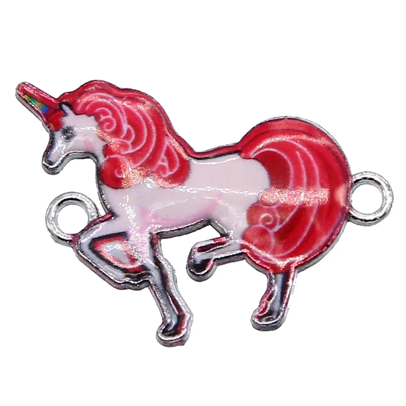 Коннектор для эмаль капля с животными на удачу женщин и девушек браслет