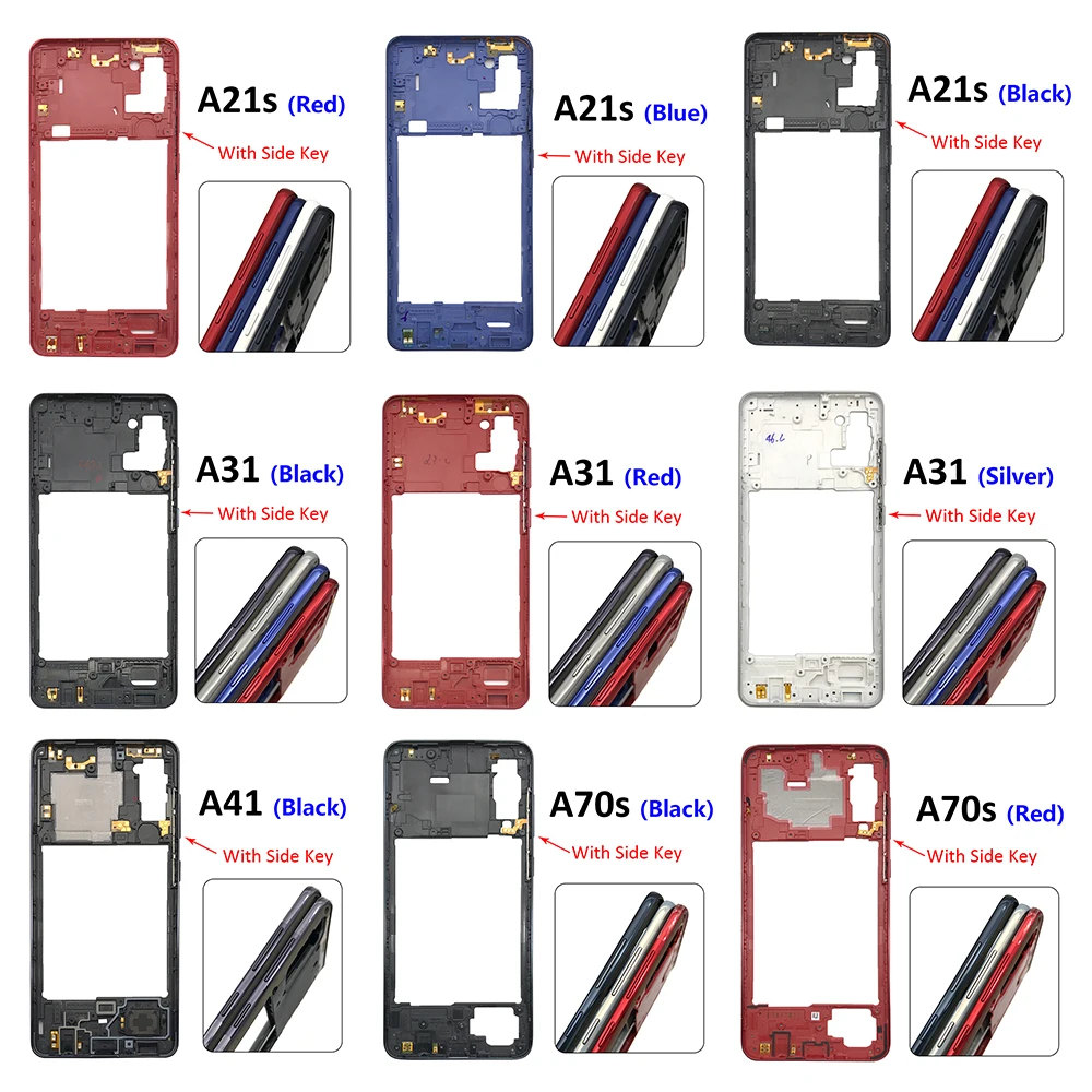 Запасные части для корпуса Samsung A21S A217F A31 A315F A41 A415F A70S