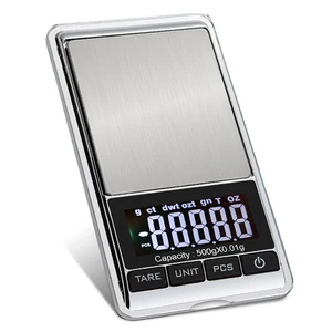 Mini Jewelry Pocket Scales High Precision Gold Diamond Accurate weight Balance Digital Electronic Sc