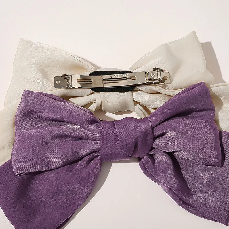 Корейский ободок с большим бантом для волос двухслойная Шпилька-бант эластичные