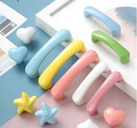 1 шт. керамические ручки и шкафа для двери ящика детской комнаты фурнитура