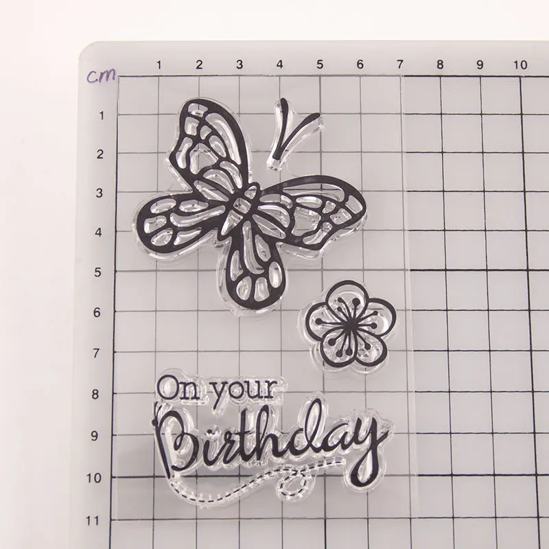 Transparent Clear Silicone Stamp/Seal for DIY scrapbooking/photo album Decorative clear stamp sheets | Канцтовары для офиса и