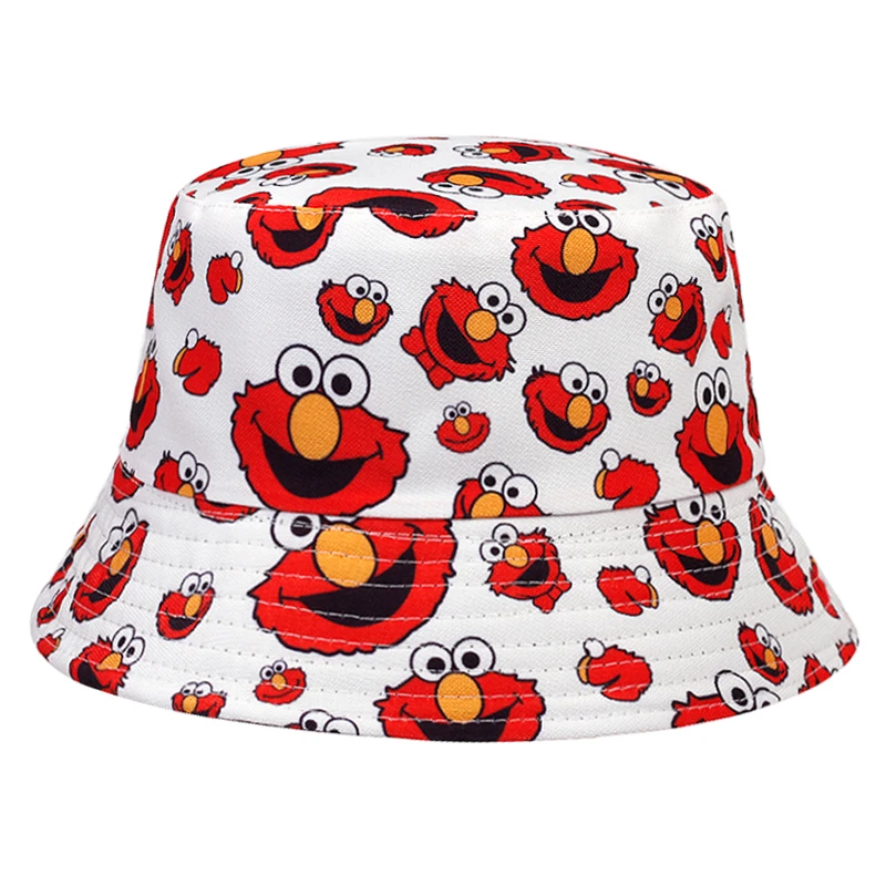 Панама Складная с мультяшным принтом для мужчин и женщин шляпа от солнца в стиле