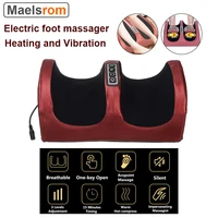 foot massage machine electric shiatsu foot massager heating therapy foot massage roller for relief leg fatigue elder gift