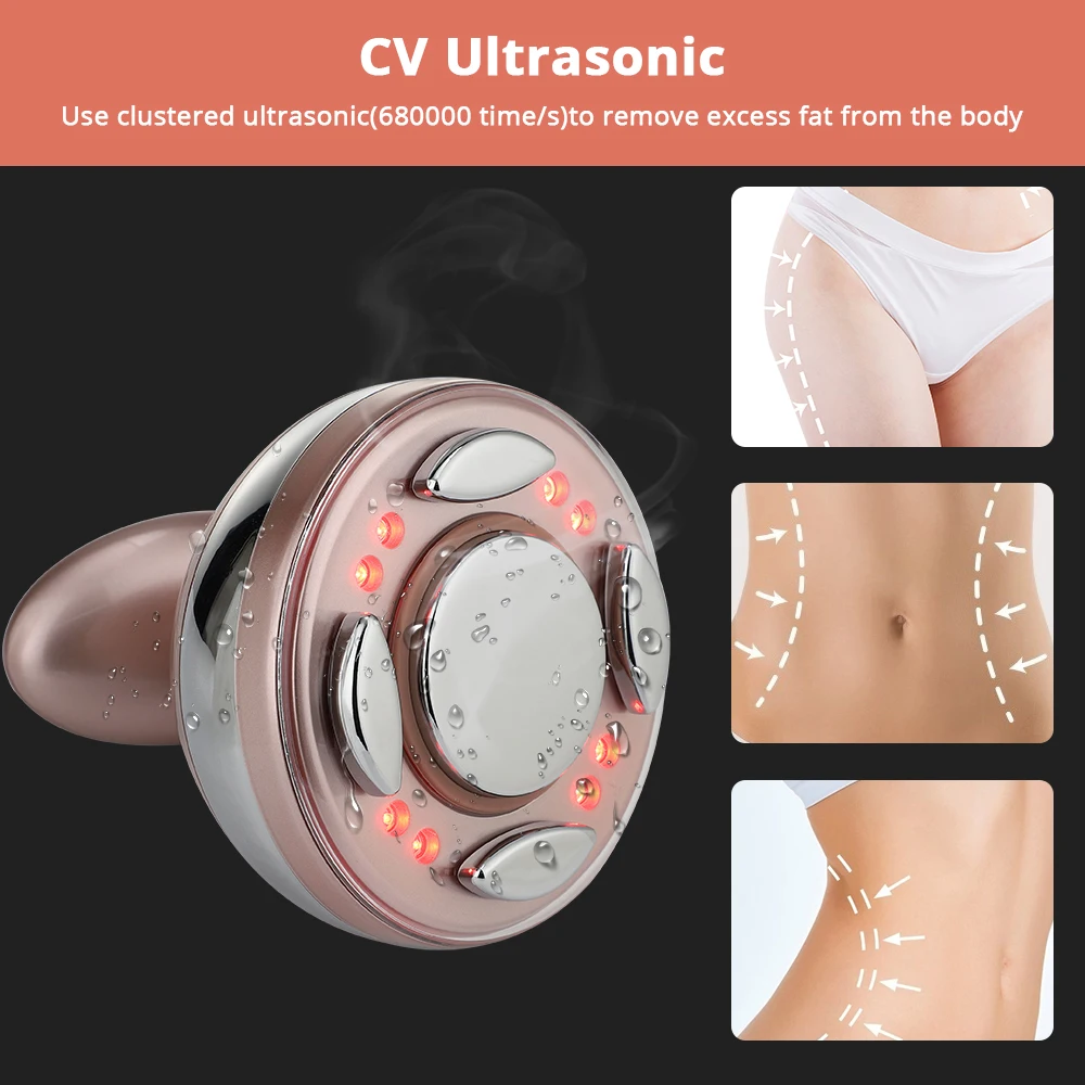 Koop Rf Cavitatie Ultrasone Trillingen Afslanken Stimulator Led Fat Burner Anti Cellulitis Huidverstrakking Gewichtsverlies Schoonheid Apparaat