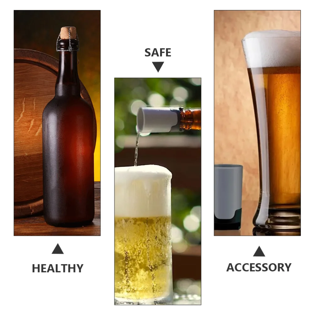 

2pcs Beer Head Frother Household Beer Foamer Beer Foaming Control Tools