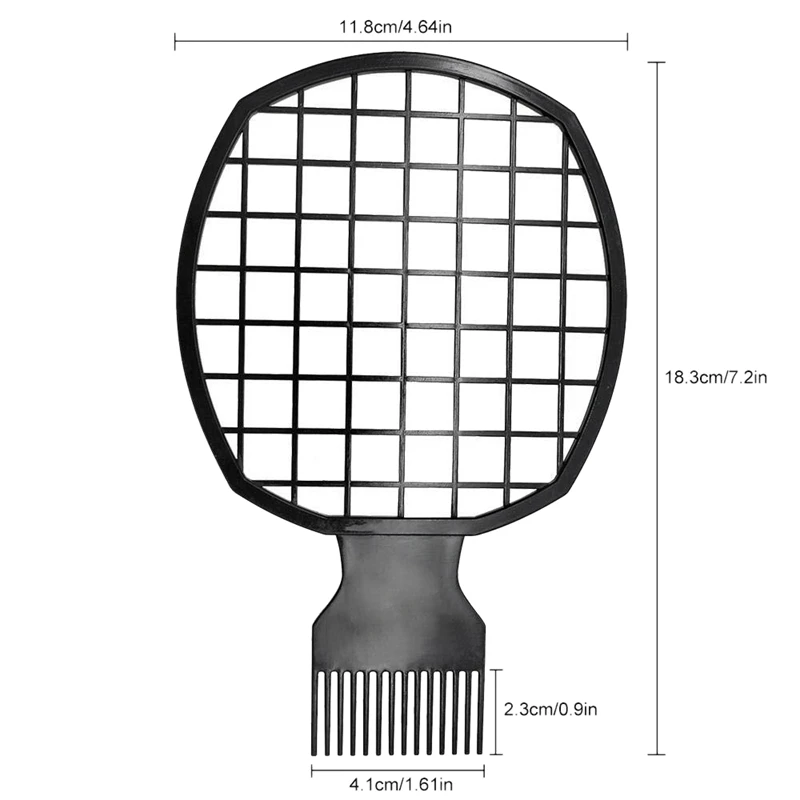 Афро крученая расческа портативная для волос два в одном естественных