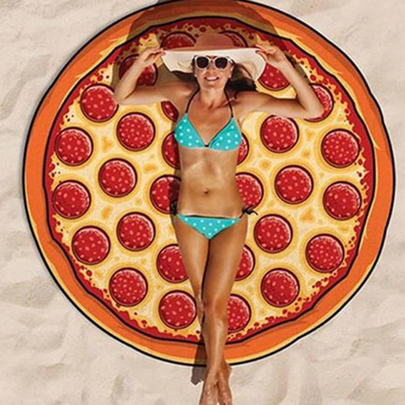 Лето круглый для ванной пляжные Полотенца Милые носки взрослых салфетку Ronde Toallas