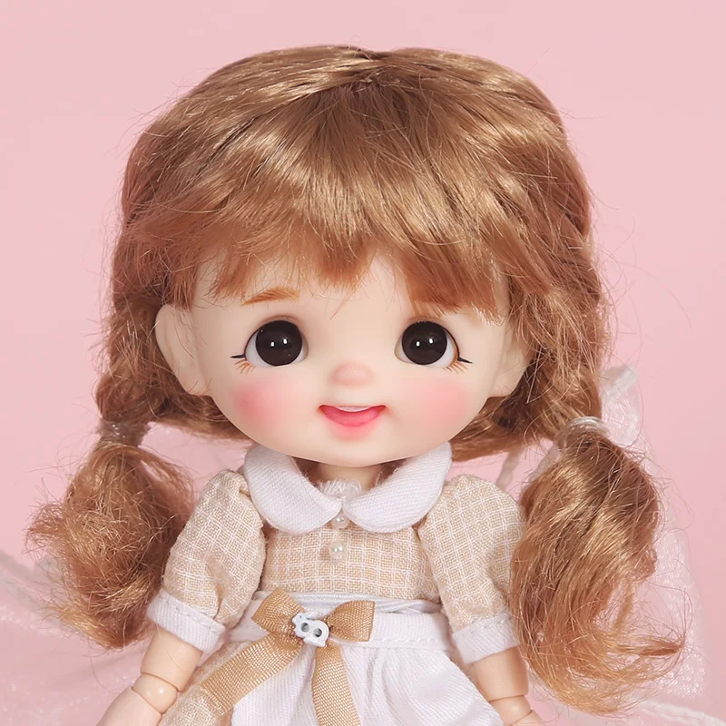 1/8 Bjd SD кукла парик мягкий мохер парик/высокая температура провод челка конский