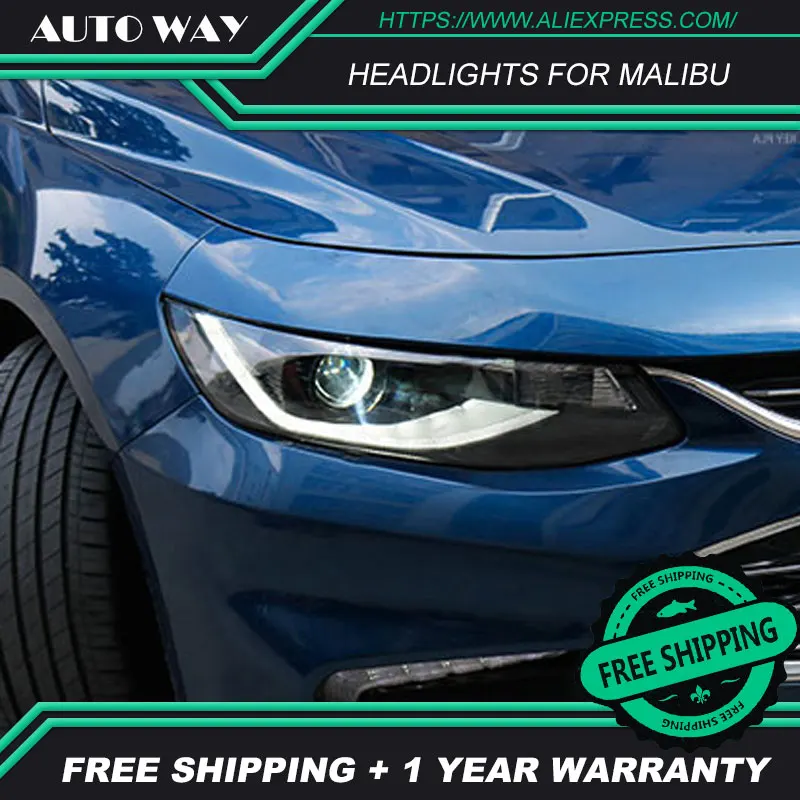 Автомобильный Стайлинг Головной фонарь чехол для Chevrolet Malibu 2017 2018 фары
