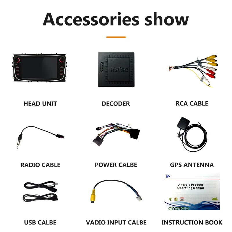 grandnavi android carplay car radio for ford focus s max mondeo c max galaxy gps car multimedia video player 2din 2 din dvd free global shipping