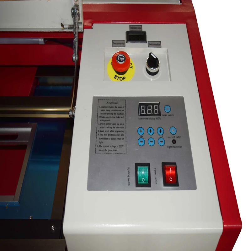 CNC лазер 40 Вт Гравировальный Graviermaschine 300x200 CO2 USB с 4 радами CNC|Фрезы по дереву| |