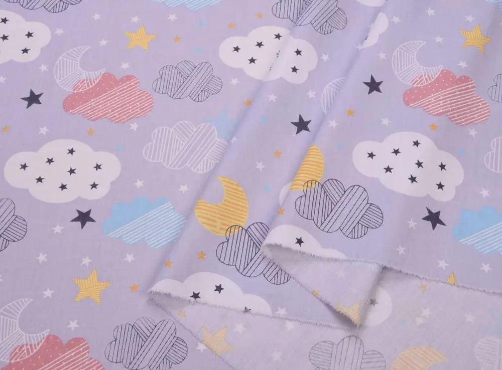 Moon Star Cloud лоскутное шитье сделай сам стеганая одежда для полных четвертей Tecido Tilda