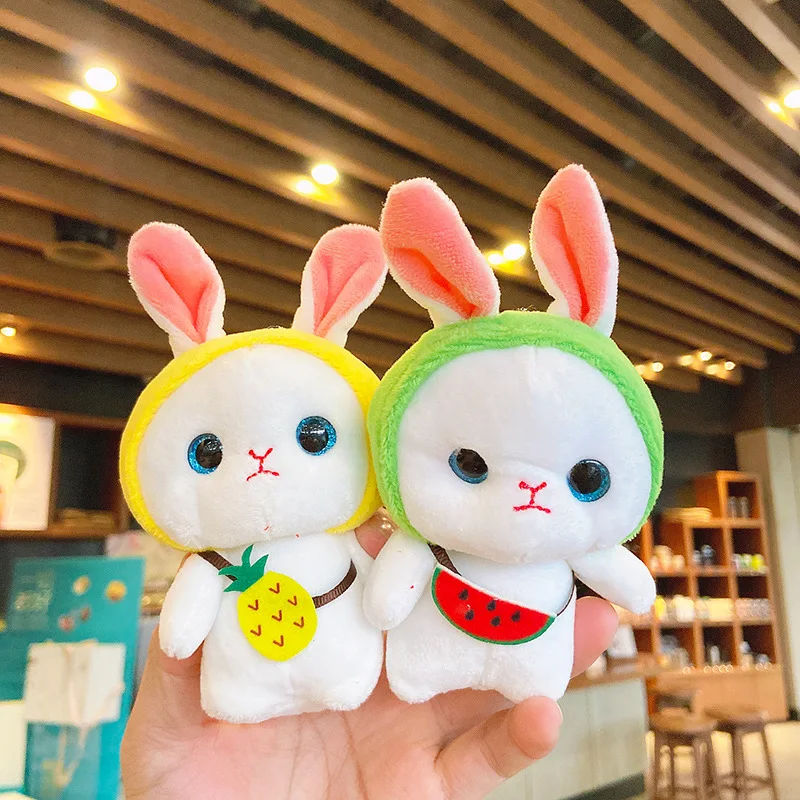 

Plush Rabbit Keychains Cute Doll Bag Pendant Key Chain Creative Pendant Car Key Ring Exquisite Toy Small Gift