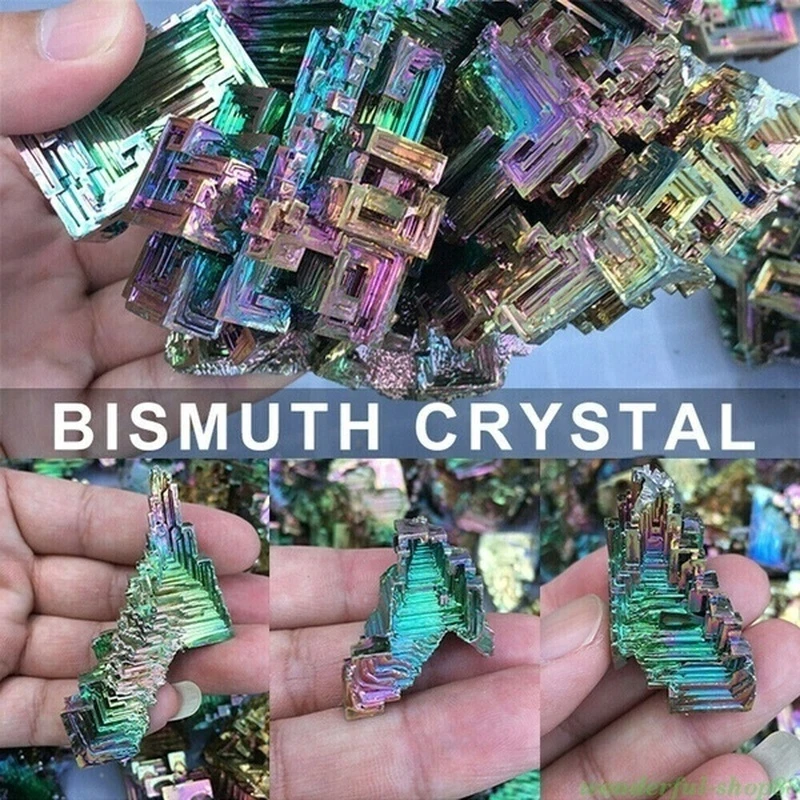 

Rainbow Titanium Bismuth Specimen Mineral Gemstone Crystal Quartz Decor Gifts