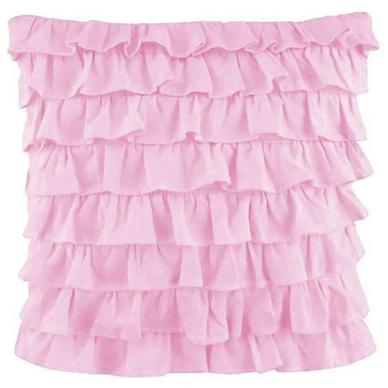 Бесплатная доставка кружевная наволочка принцессы торты слои лотос лист оборки