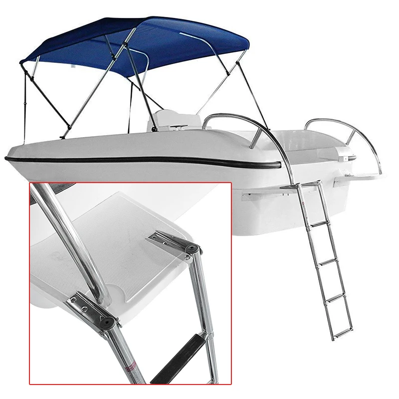 Оборудование для яхт нержавеющая сталь Запуск телескопическая лестница палубе