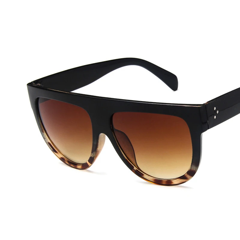 Солнцезащитные очки в ретро стиле женские винтажные большие брендовые