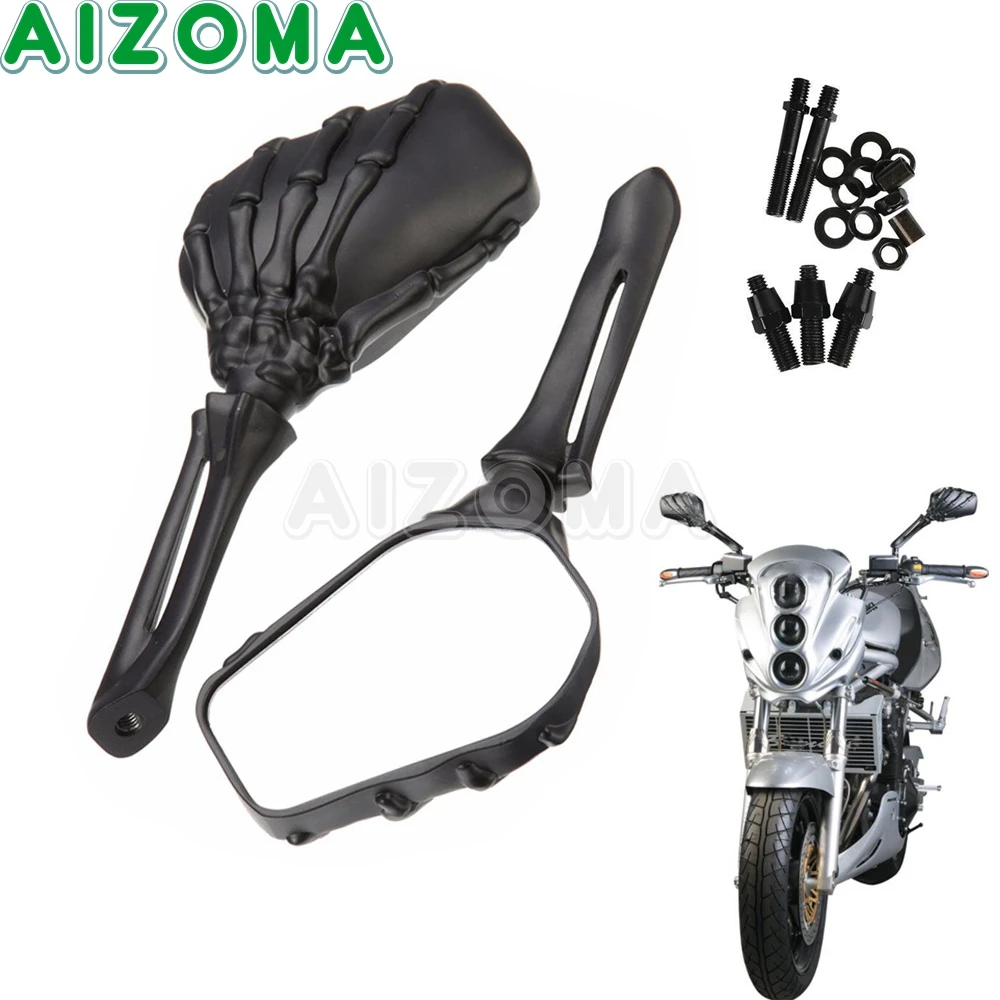 

Skeleton Hand Claw Motorcycle Sport Bike Rear View Mirror For Harley Dyna Street Glide Road King FLHX FXST FLHR FLTR FLST Mirror