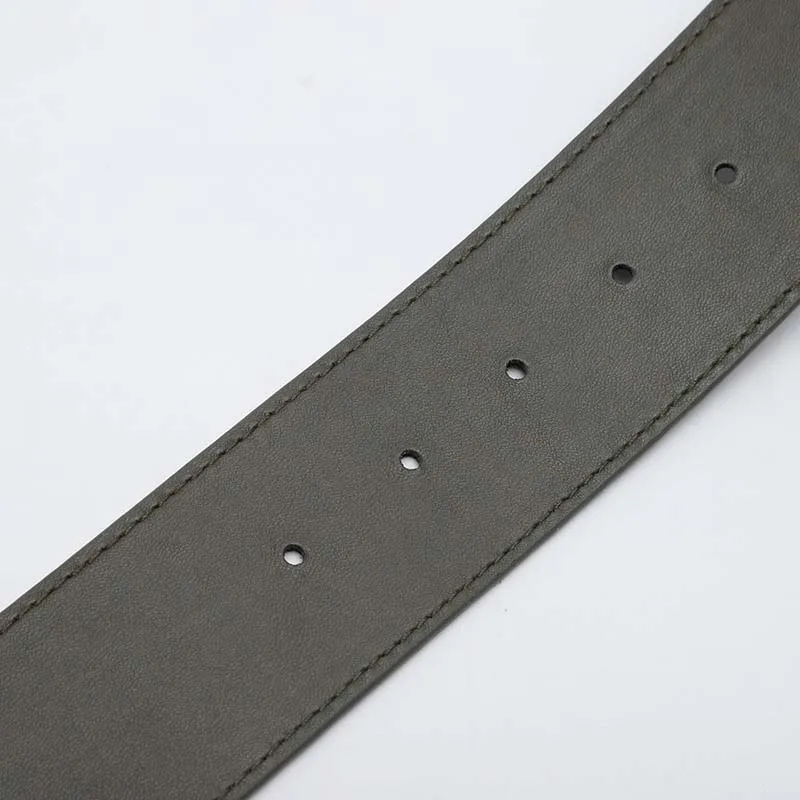 New Women Square Cortex Belts Wide Head Needle Buckle Deduction Waistband Casual Fashion Leather Belt Girdle KT39 | Аксессуары для