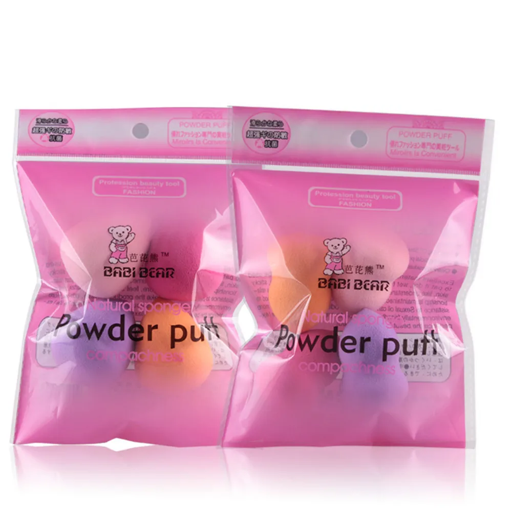 Хит продаж 4 шт./упак. основный косметик буфами на рукавах Красота макияж губки