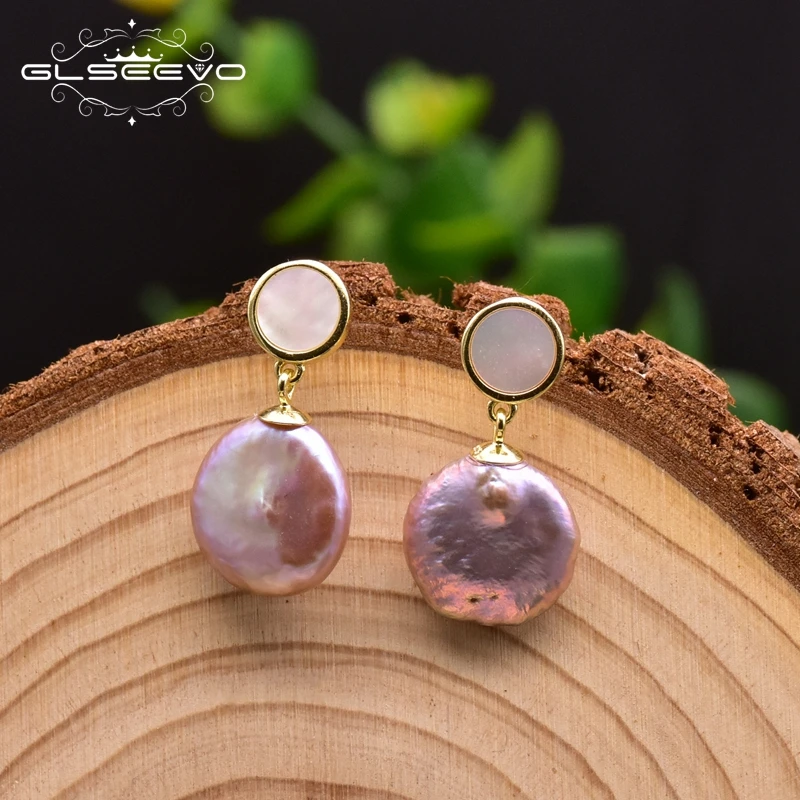 Оригинальные дизайнерские серьги подвески GLSEEVO в стиле минимализма с