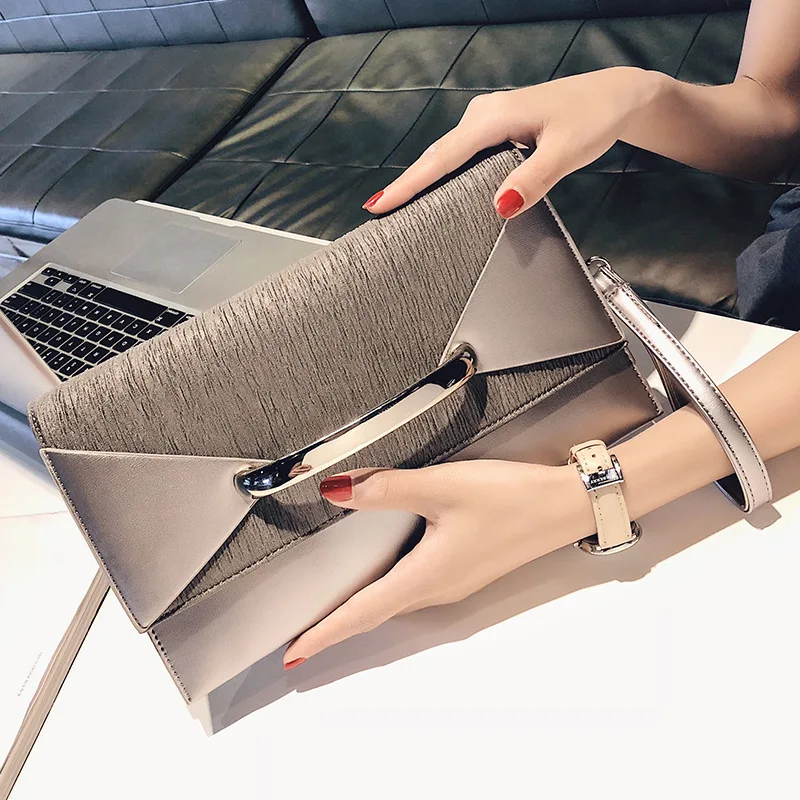 

Bags Women's Bag 2021 New Pure Color Envelope Hand Bag Clutch Bag Fashion Single Shoulder Cross Bag Purses and Handbags