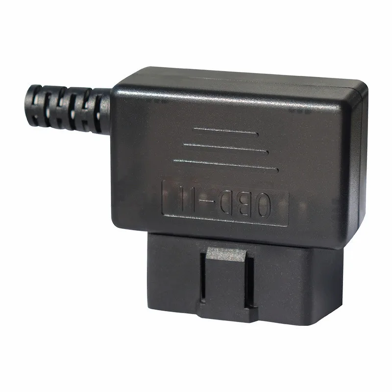 16pin OBD2 Male Connector Plug 90 Degree Right Angle J1962m with Snap Enclosures Diagnostic Cables Tool Car Adapter |