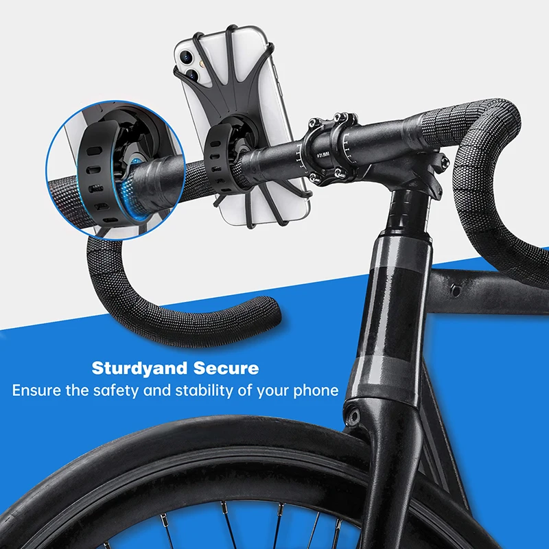 bike phone holder bicycle mobile cellphone holder motorcycle suporte celular for iphone 11 12 samsung 21 xiaomi gsm houder fiets free global shipping