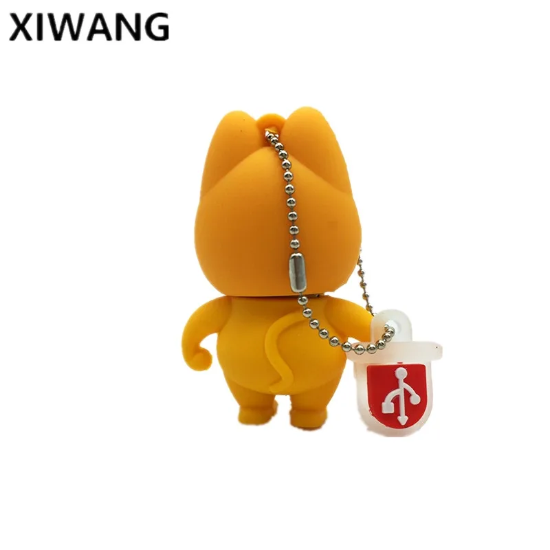 

new usb 2.0 cartoon Garfield USB flash drive 128gb 4GB 8GB pendrive 16GB pen drive 32GB 64GB mini USB memory stick free shipping