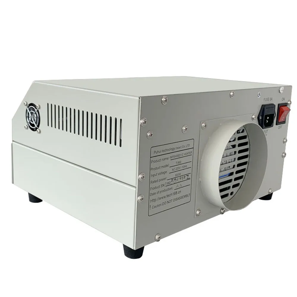 Infrared IC Heater Desktop Reflow Oven BGA SMD SMT Rework Sation Wave PUHUI T-962A | Инструменты