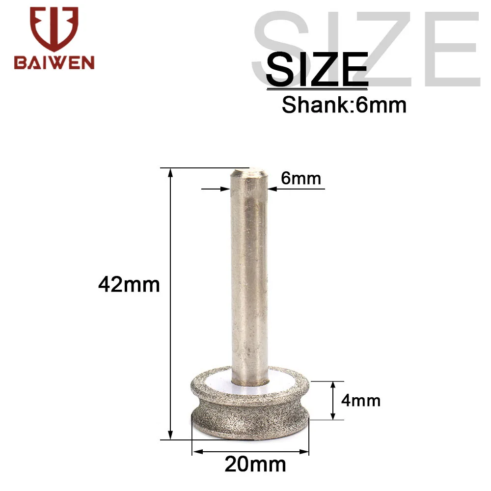 Шлифовальный диск SI FANG алмазный 2-12 мм