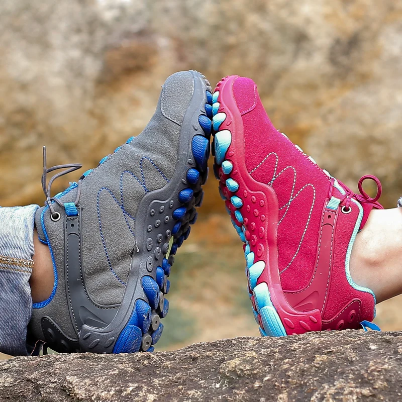

Mens Womens Mountain Hiking Sport Shoes Couples Climbing Sneakers Waterproof Travel Boot Man Trekking Hunting Shoe for Men Women