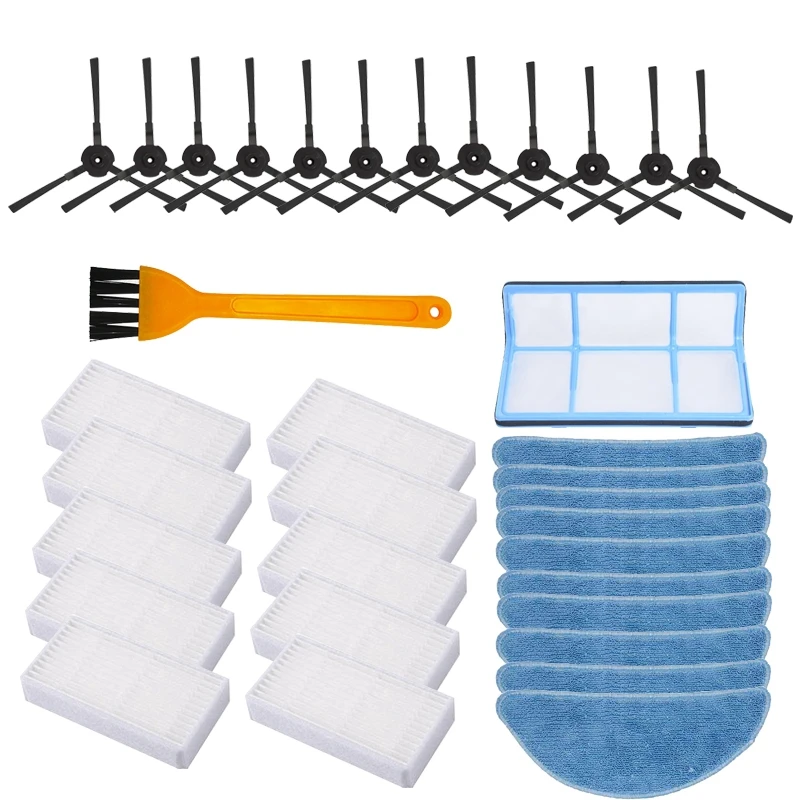

Side Brush Filter Mop Cloth Primary Dust Filter for Ilife V50 V55 V5 V5S V3 V3S V5Pro X5 V5S Pro Vacuum Cleaner Parts