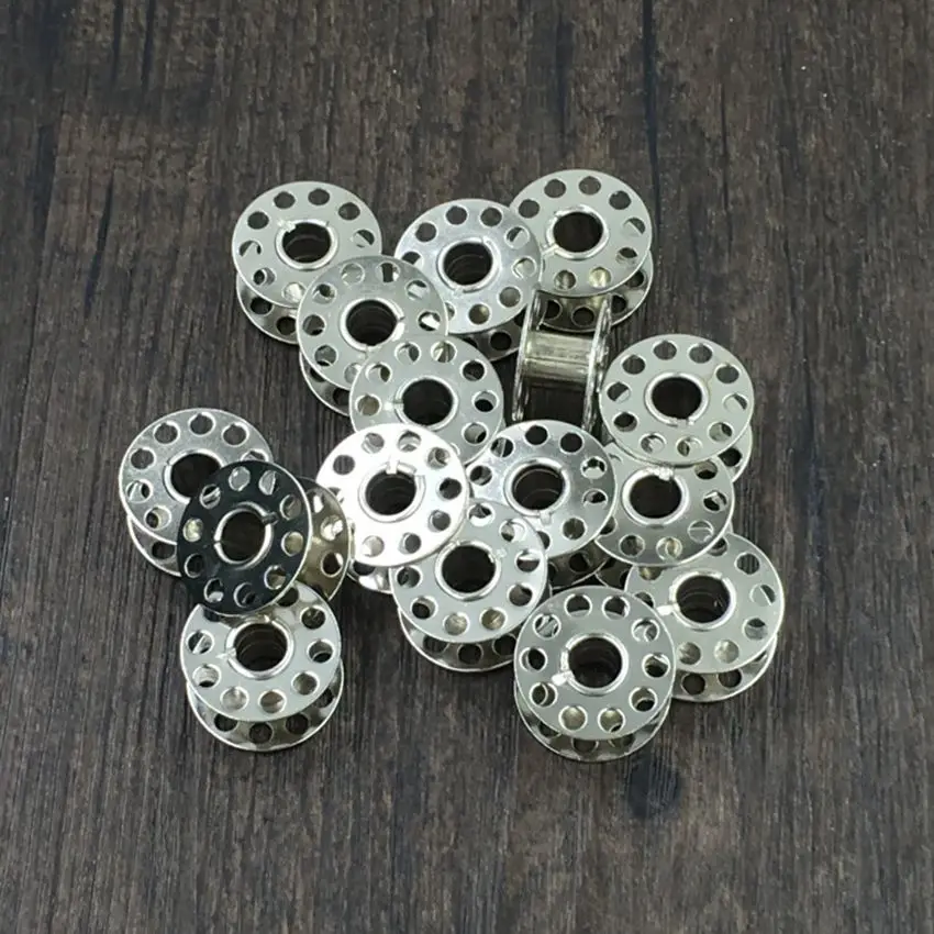 

10 Pcs Metal Rotary Bobbins Spool Sewing Craft Tool for Sewing Machine Sewing Threads Empty Bobbins Home Sewing Accessories