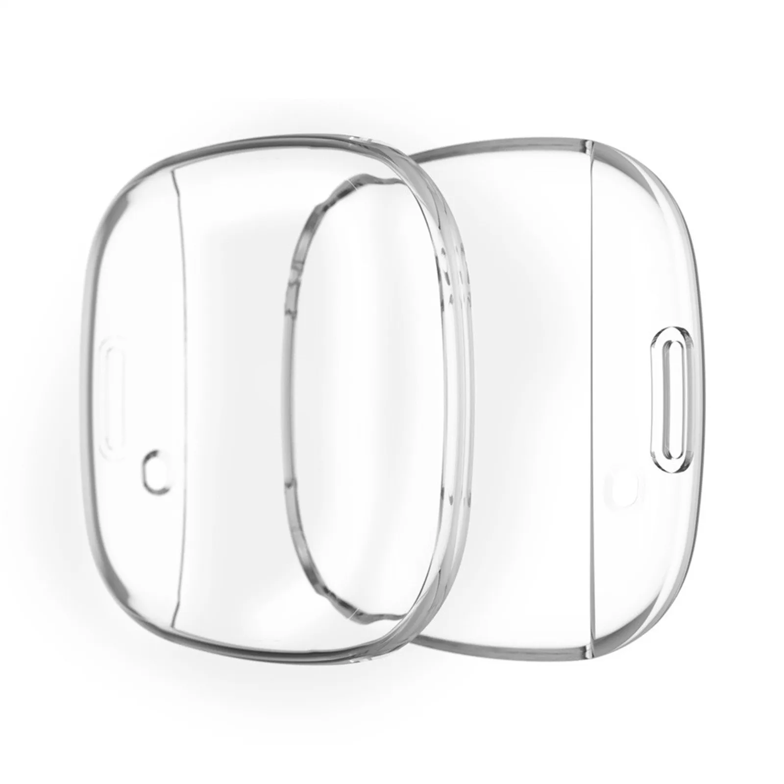 Защитный чехол из ТПУ с гальваническим покрытием для смарт часов Fitbit