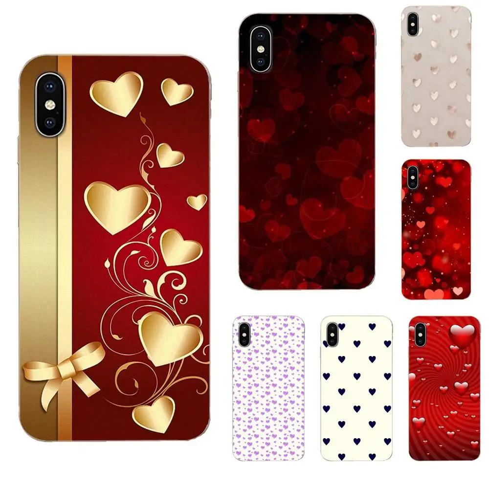 Ультратонкий чехол в виде сердца для Xiaomi Redmi Note 8 8A 8T 10 K30 Motorola Moto G G2 G3 G4 G5 G6 G7 Plus