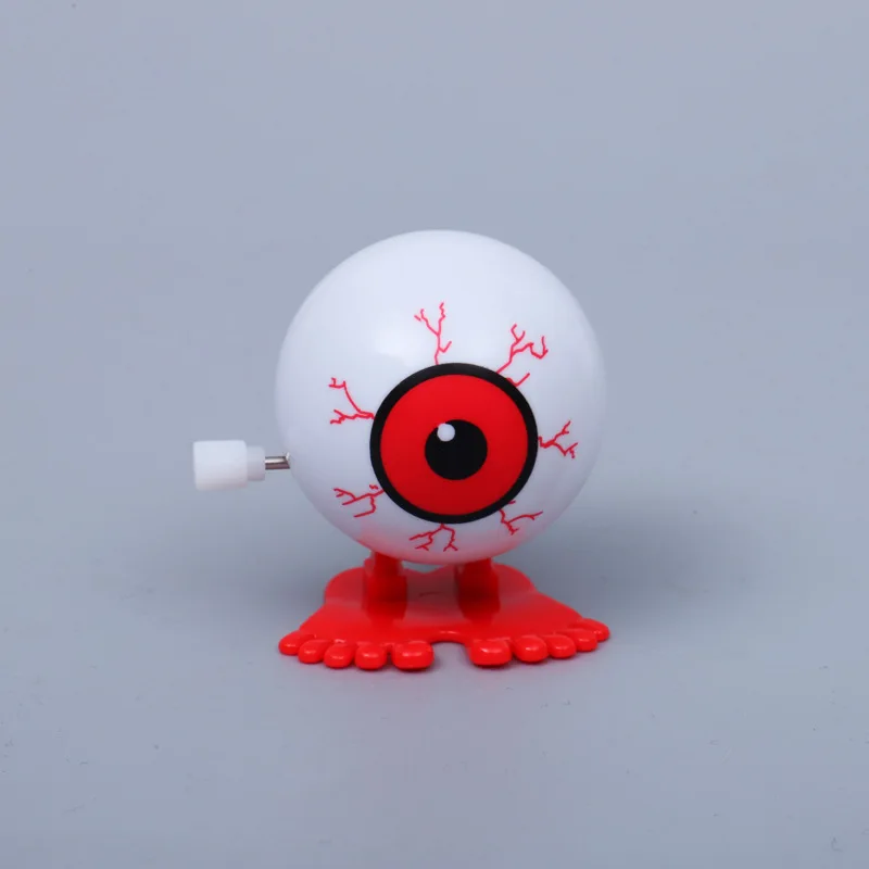 Eye red Зомби вампир призрак тыква Хэллоуин Рождественские игрушки с цепью глаза прыгающие зубы и прыгающие зубы Ретро винтажные игрушки заводные - Цвет: Eye red