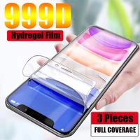 soft full cover hydrogel film for apple iphone 11 12 13 pro xs max xr iphone x 7 8 6 6s plus 5 se silicone tpu screen protector
