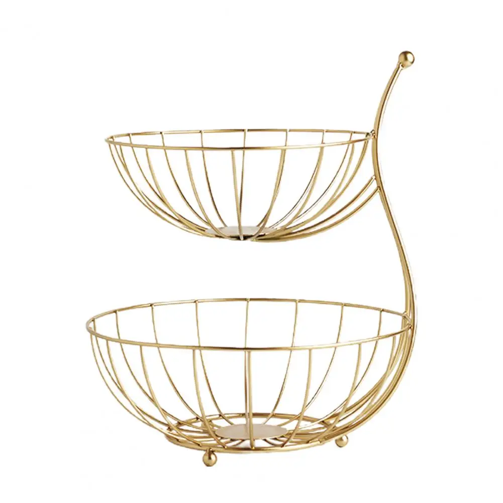 

Anti-rust Table Decor Space Saving Kitchen Vegetable Fruit Basket for Kitchen