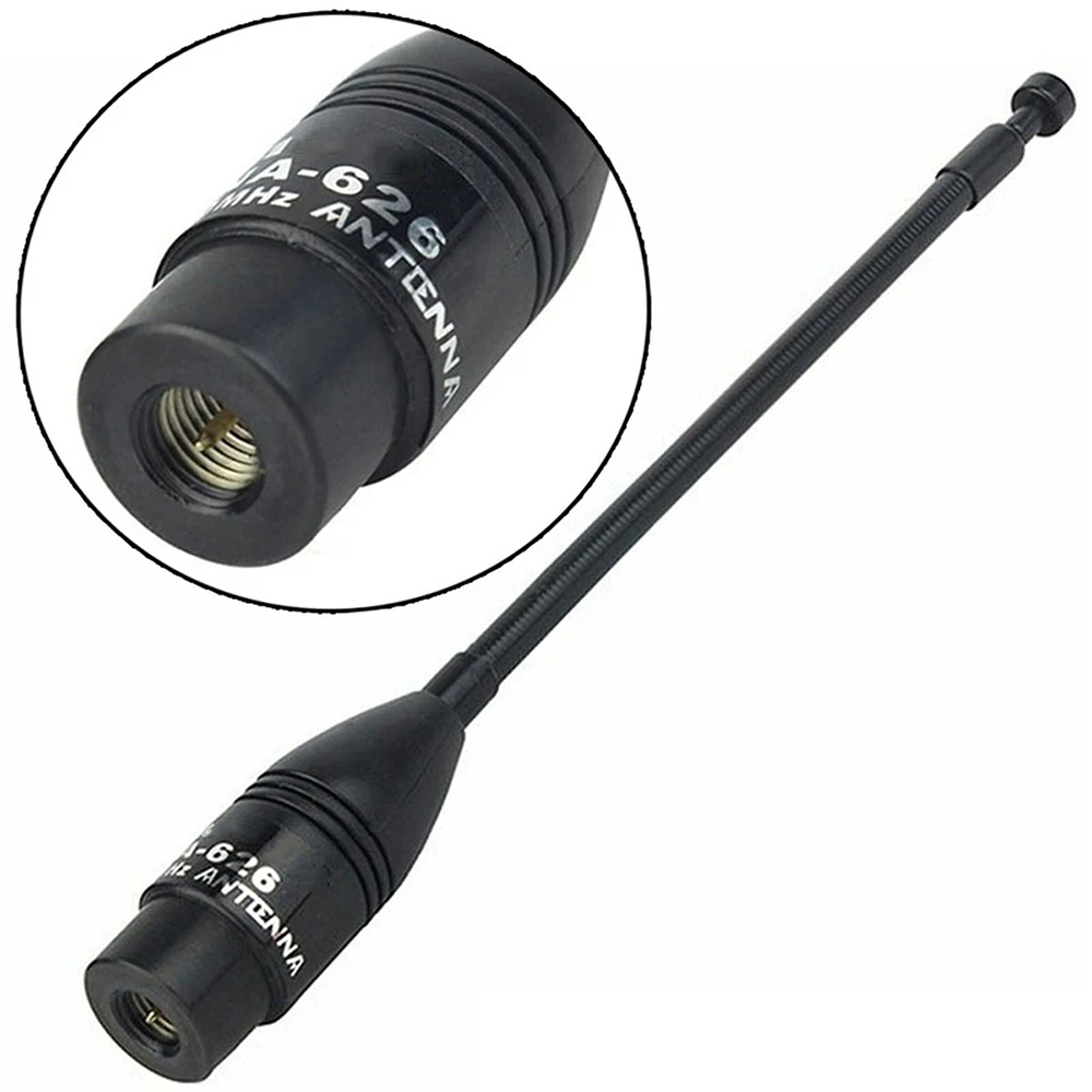 

Portable NA-626 SMA-Male 144/430MHz dual frequency high gain telescopic antenna, suitable, for Baofeng, TYT, Wouxun, Yaesu Radio