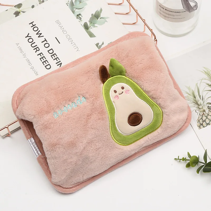 pink bags Зимние грелки для рук с мультяшным маленьким ежиком, электрическая грелка, милый котенок, теплая водная грелка, грелка, мешок с сокровищами, hz-378 - Цвет: pink bags